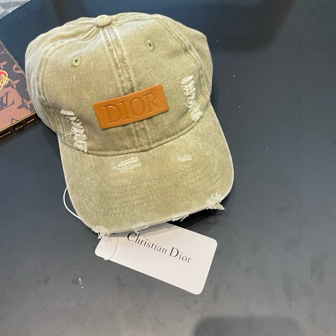 🧢Dior迪奥🧢 2024新款牛仔棒球帽 潮流，高端做工！很好搭配！