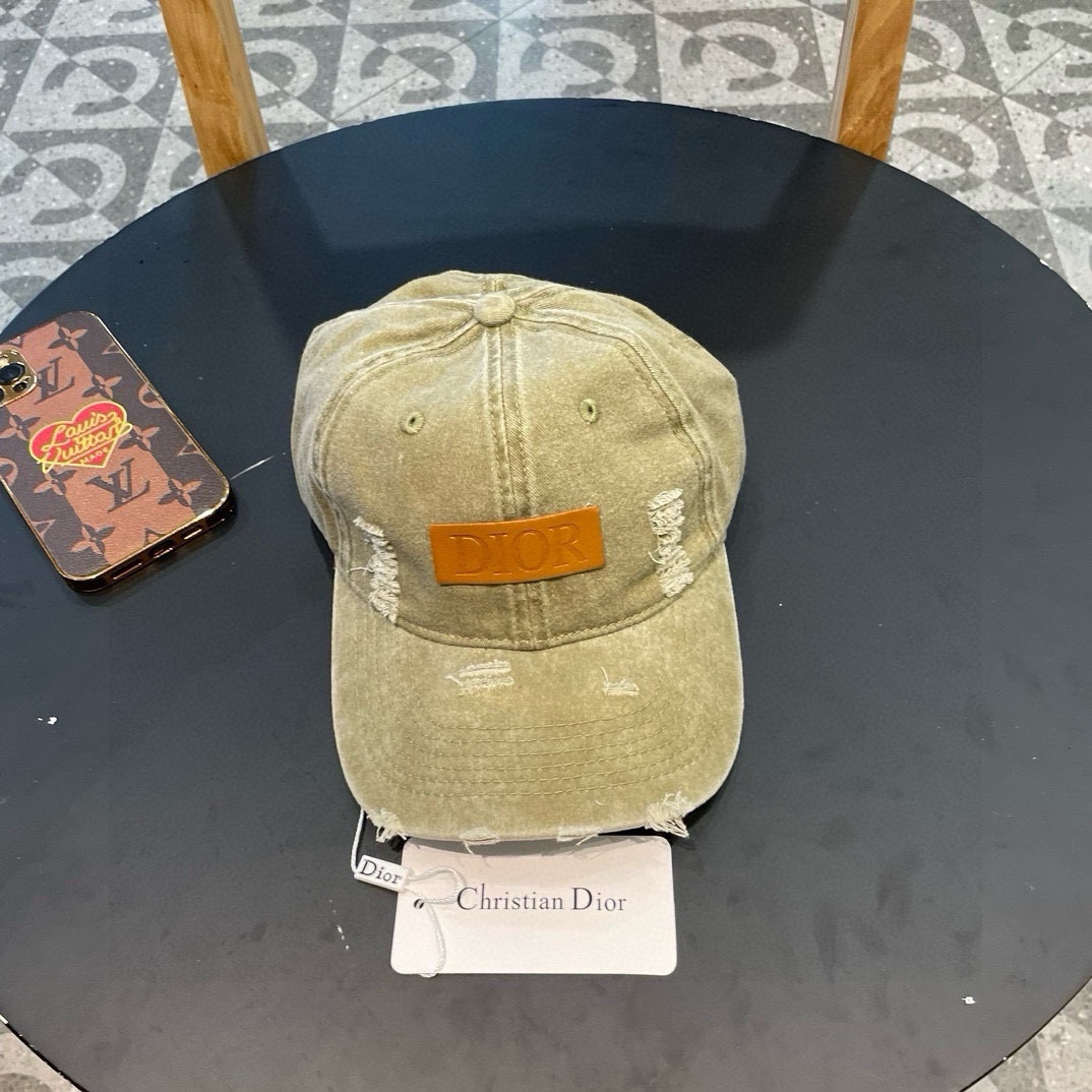 🧢Dior迪奥🧢 2024新款牛仔棒球帽 潮流，高端做工！很好搭配！