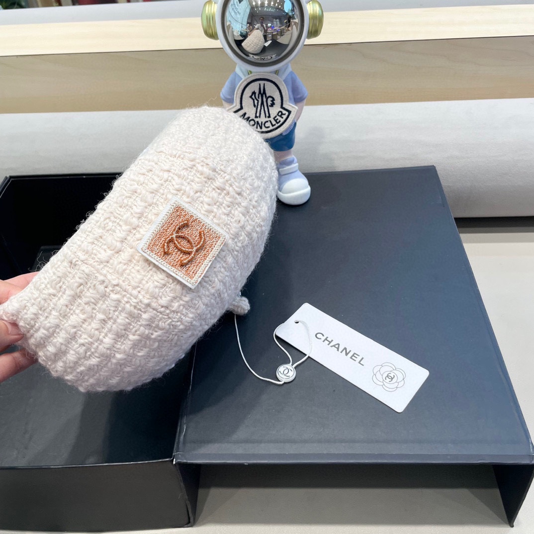 Chanel香奈儿贝雷帽女春秋款2024新款显脸小时尚帽子日系百搭大头围蓓蕾画家帽