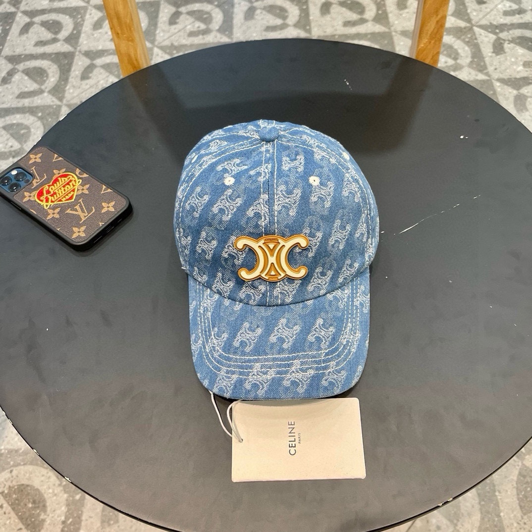 NO:215684,[CELINE] New simple denim baseball cap, shipped simultaneously with counters, big brand models are super easy to match, buy them quickly!  Hat fisherman hat baseball hat knit hat, hat, celine, celine, espadrilles, hats19860909【CELINE赛琳】新款简约牛仔棒球帽,专柜同步出货,大牌款超好搭配,赶紧入手！帽子渔夫帽棒球帽针织帽,帽子,celine,celine,espadrilles,hats,hat
