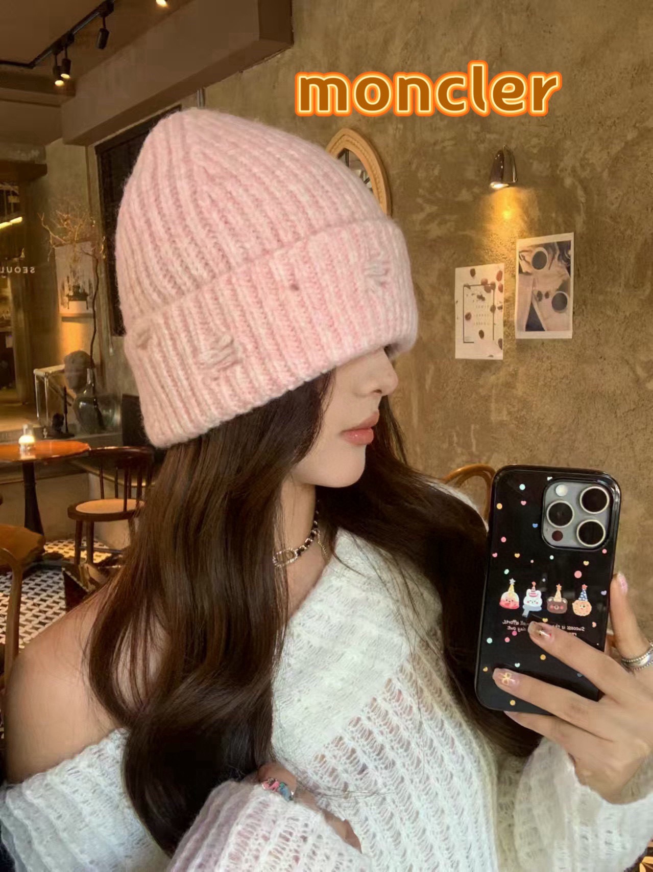 NO:215717,Moncler masked new American knitted fashion trend hip hop cold hat thick thread big head wool hat girl hat fisherman hat baseball hat knit hat, hat, christian louboutin, Moncler, espadrilles, hats19860909Moncler蒙口新款美式针织时尚潮流嘻哈冷帽粗线大头围毛线帽女帽子渔夫帽棒球帽针织帽,帽子,christian louboutin,Moncler,espadrilles,hats,hat