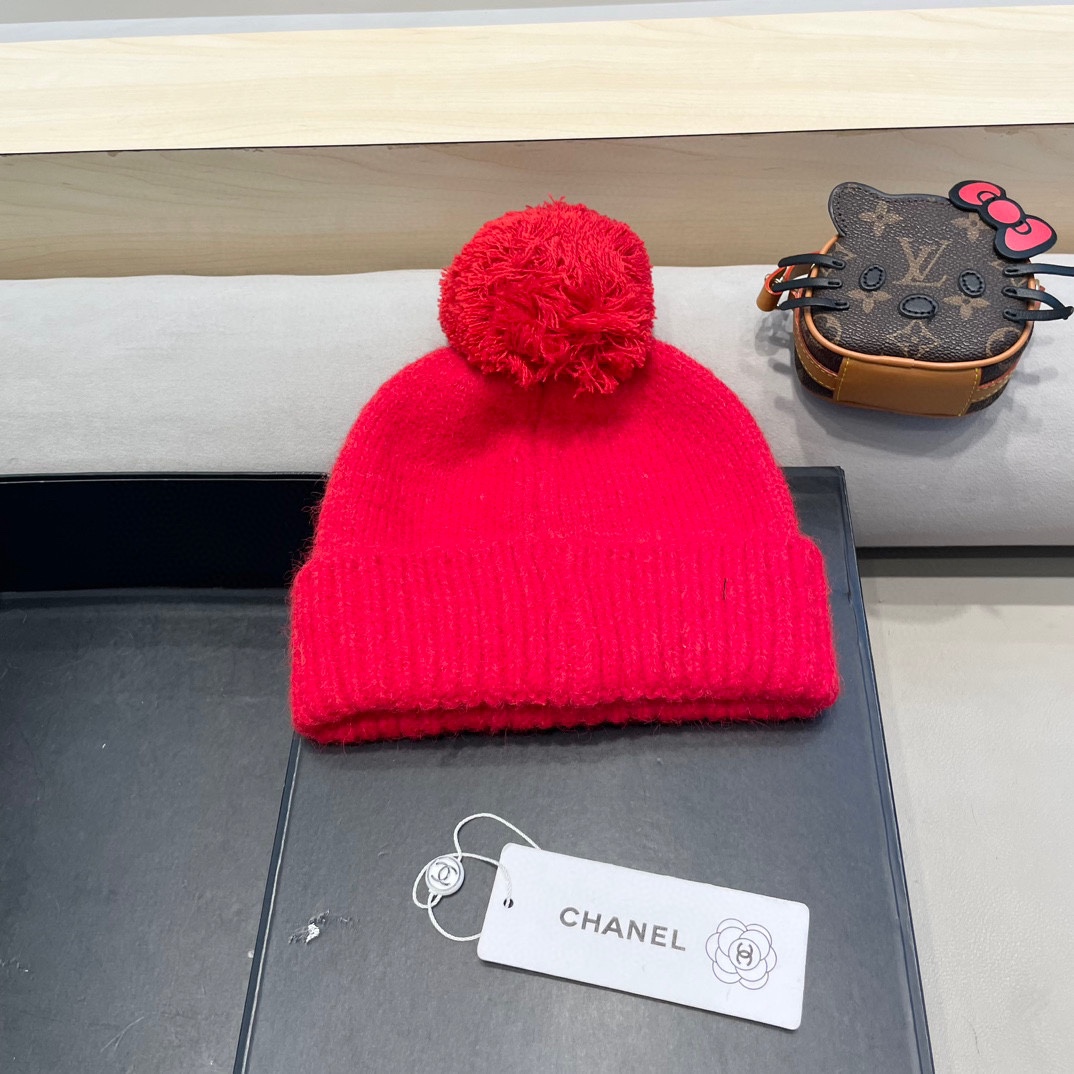 Chanel外贸秋冬男女美潮街头嘻哈说唱滑板时尚百搭织帽针织帽冷帽