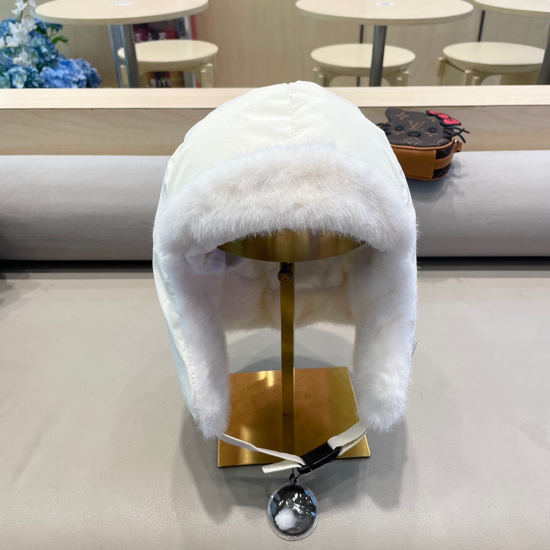 moncler东北雷锋帽秋冬季户外骑电动车防寒保暖护耳帽大头围羽绒棉帽子潮