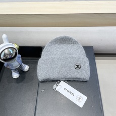 Chanel毛线帽子女秋冬季保暖加绒加厚套头护耳针织帽大头围韩版百搭冷帽 Chanel毛线帽子女秋冬季保暖加绒加厚套头护耳针织帽大头围韩版百搭冷帽