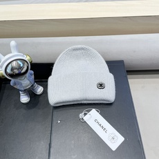 Chanel毛线帽子女秋冬季保暖加绒加厚套头护耳针织帽大头围韩版百搭冷帽 Chanel毛线帽子女秋冬季保暖加绒加厚套头护耳针织帽大头围韩版百搭冷帽