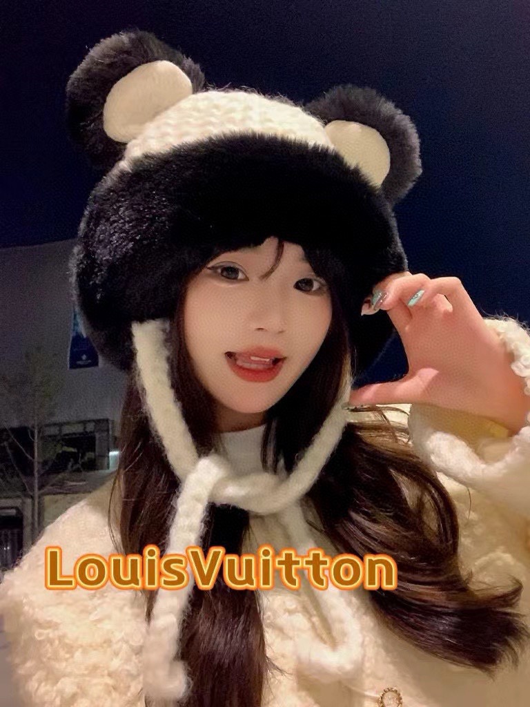 NO:215922,.lv Louis Vuitton Korean autumn and winter new warm ear protection ski knit hat women versatile thick plush bear ear wool rayfeng hat hat fisherman hat baseball hat knit hat, hat, louis vuitton, louis vuitton, espadrilles, hats19860909.lv路易威登韩系秋冬新款保暖护耳滑雪针织帽女百搭加厚毛绒小熊耳毛线雷锋帽帽子渔夫帽棒球帽针织帽,帽子,louis vuitton,louis vuitton,espadrilles,hats,hat