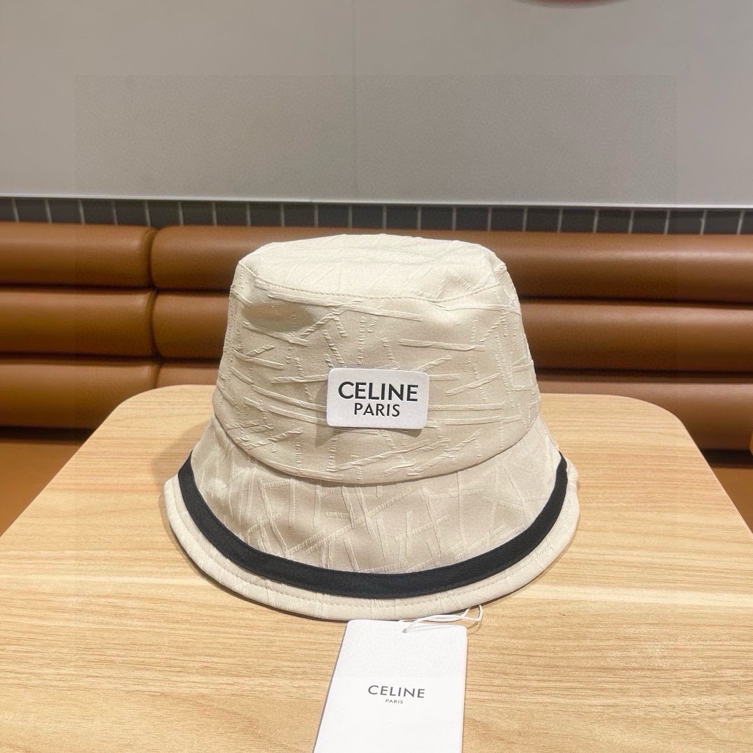  【CELINE赛琳】春新款小桶帽渔夫帽，凯旋门元素超好搭配，出街单品