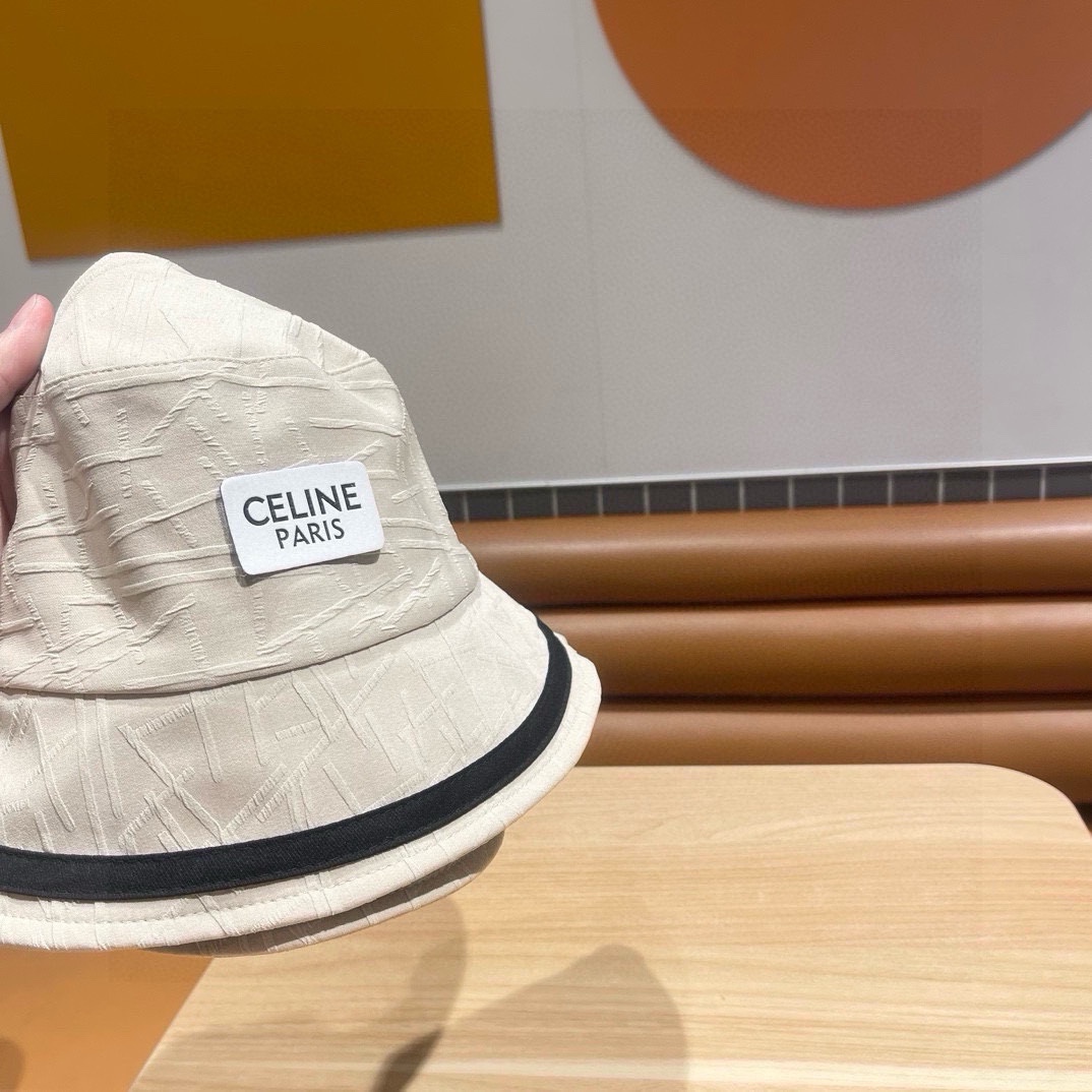  【CELINE赛琳】春新款小桶帽渔夫帽，凯旋门元素超好搭配，出街单品