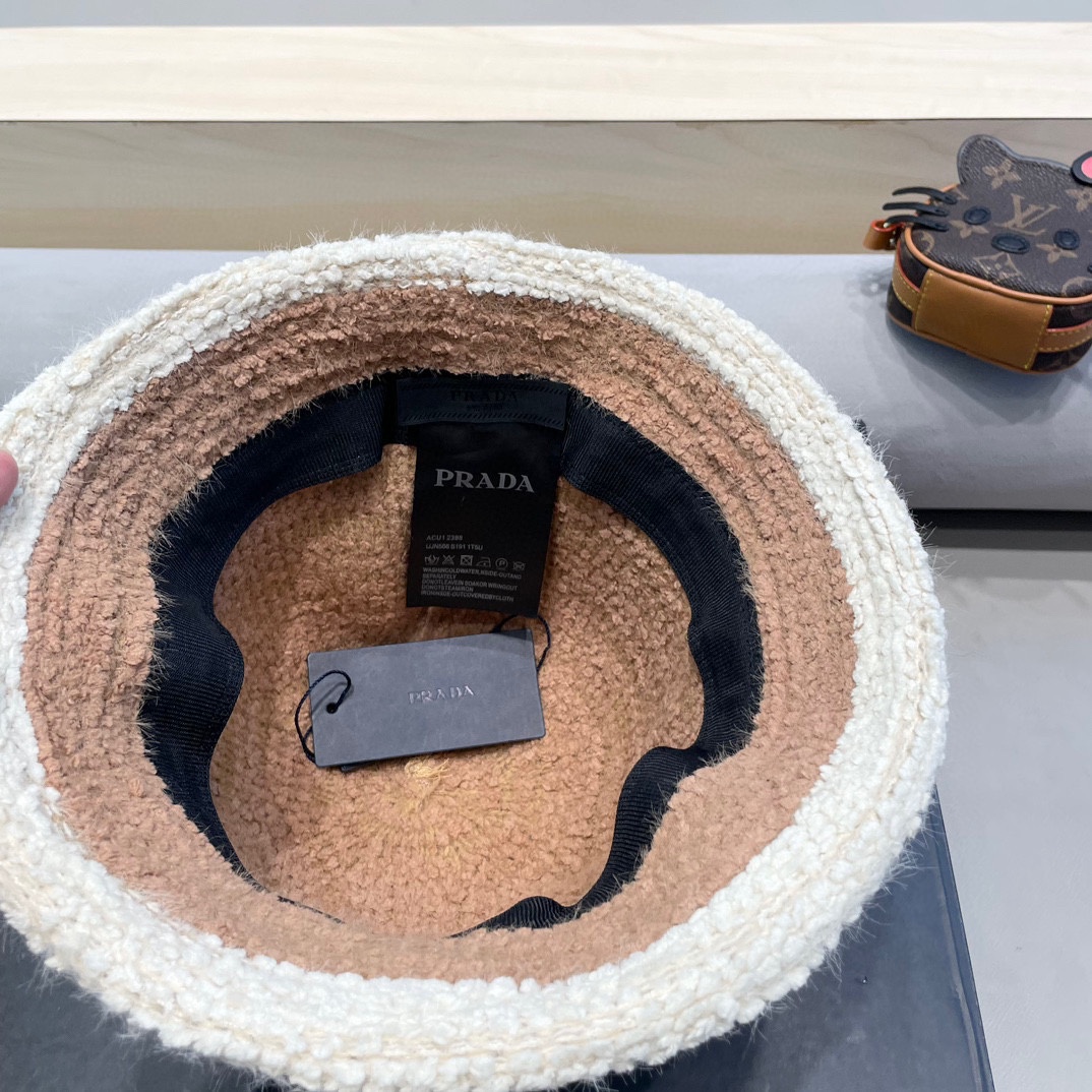 Prada’s Stylish Lamb Fish Hat: Perfect for Fall and Winter Fashion - 图片 9