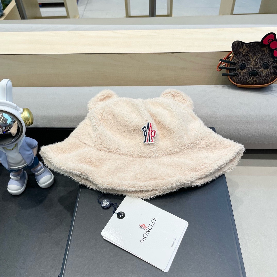 NO:670793,MONCLER Mouth Mouth 2025 New Hat Women's Autumn and Winter Thick Fisherman Hat Basin Hat Sweet and Cute Ears Furry Face Revealing Hat Fisherman Hat Baseball Cap Knitted Hat, Hat, Moncler, espadrilles, hats19860909MONCLER蒙口2025新款帽子女秋冬厚款渔夫帽盆帽甜美可爱耳朵毛茸茸显脸帽子渔夫帽棒球帽针织帽,帽子,Moncler,espadrilles,hats,hat