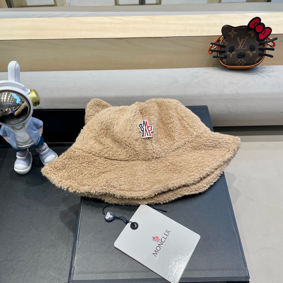 NO:670796,MONCLER Mouth Mouth 2025 New Hat Women's Autumn and Winter Thick Fisherman Hat Basin Hat Sweet and Cute Ears Furry Face Revealing Hat Fisherman Hat Baseball Cap Knitted Hat, Hat, Moncler, espadrilles, hats19860909MONCLER蒙口2025 新款帽子女秋冬厚款渔夫帽盆帽甜美可爱耳朵毛茸茸显脸帽子渔夫帽棒球帽针织帽,帽子,Moncler,espadrilles,hats,hat