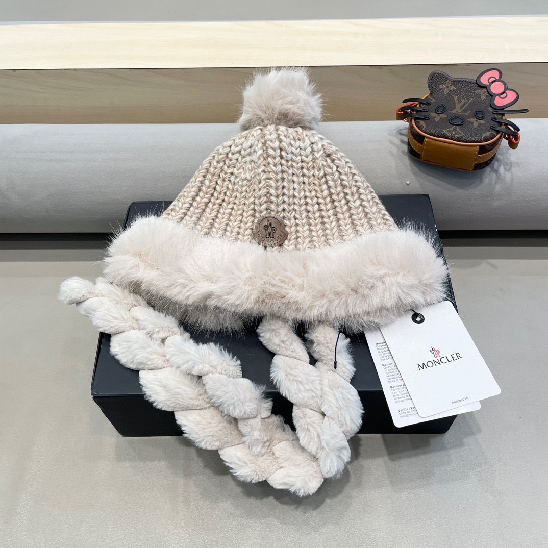 NO:670764,Moncle thickened knitted woolen hat for women in winter plus velvet to keep warm and windproof ear protection hat, cute student cold-proof plush thunder hat hat fisherman hat baseball cap knitted hat, hat, Moncler, espadrilles, hats19860909蒙口moncle加厚针织毛线帽女冬季加绒保暖防风护耳帽可爱学生防寒毛绒雷锋帽帽子渔夫帽棒球帽针织帽,帽子,Moncler,espadrilles,hats,hat