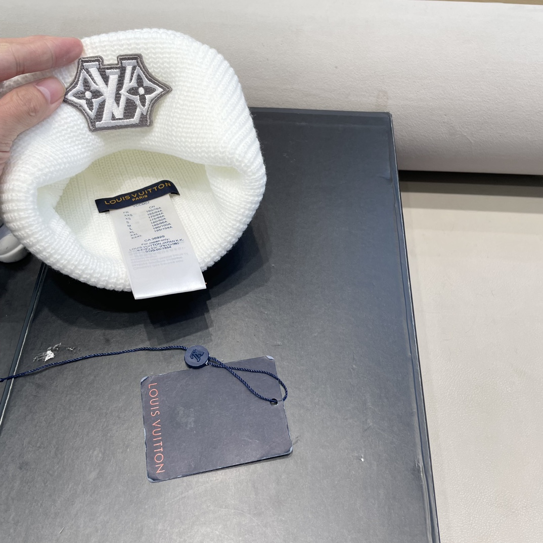 lv路易威登纯色基础款针织帽男韩版休闲百搭学生情侣冷帽女秋冬保暖毛线帽子