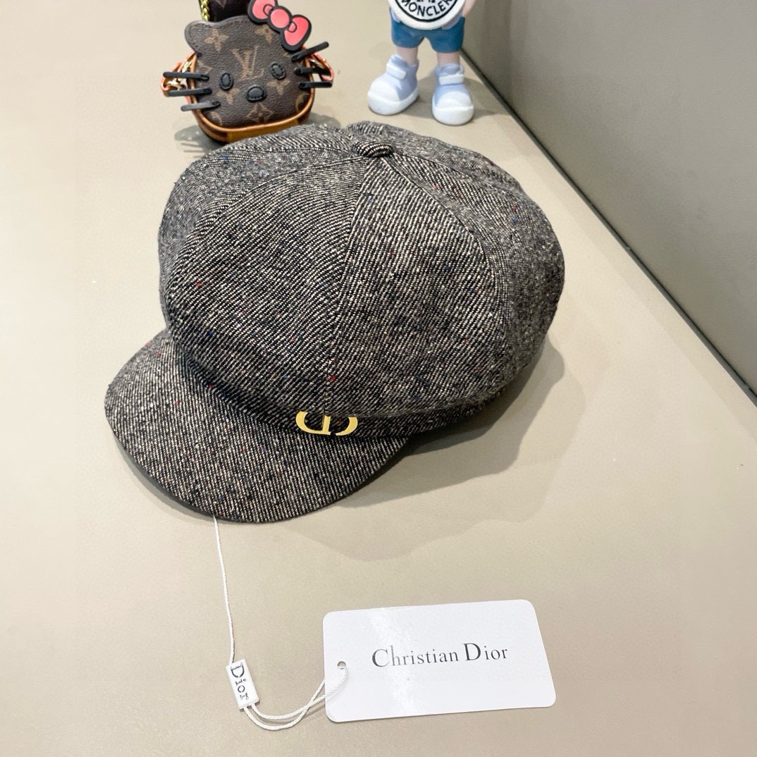 NO:216274,【DIOR Dior】New wool octagonal military cap, three-dimensional hat design, versatile brand ~ Hat Fisherman's hat Baseball hat Knitted hat, hat, dior, dior, espadrilles, hats19860909【DIOR迪奥】新款羊毛八角军帽,立体帽形设计,百搭大牌～帽子渔夫帽棒球帽针织帽,帽子,dior,dior,espadrilles,hats,hat