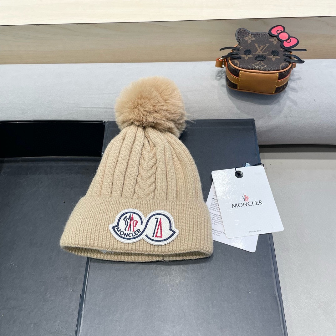 NO:216263,Monvler monteller hat women's winter big head circumference showing face small wool ball knitted hat plus velvet thickened cold warm wool hat hat fisherman hat baseball hat knitted hat, hat, Moncler, espadrilles, hats19860909monvler蒙口策帽子女冬季大头围显脸小毛球针织帽加绒加厚防寒保暖毛线帽帽子渔夫帽棒球帽针织帽,帽子,Moncler,espadrilles,hats,hat