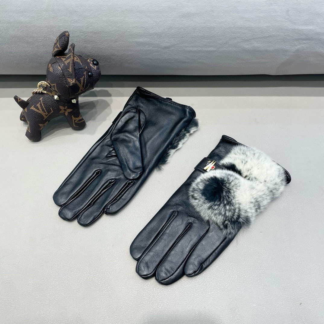 P300 MONCLER IS THE SOLE AUTHOR OF 2024 NEW, LONG-TERM, TOUCH-OF-THE-SCREEN FEMALE GLOVES - 图片 7