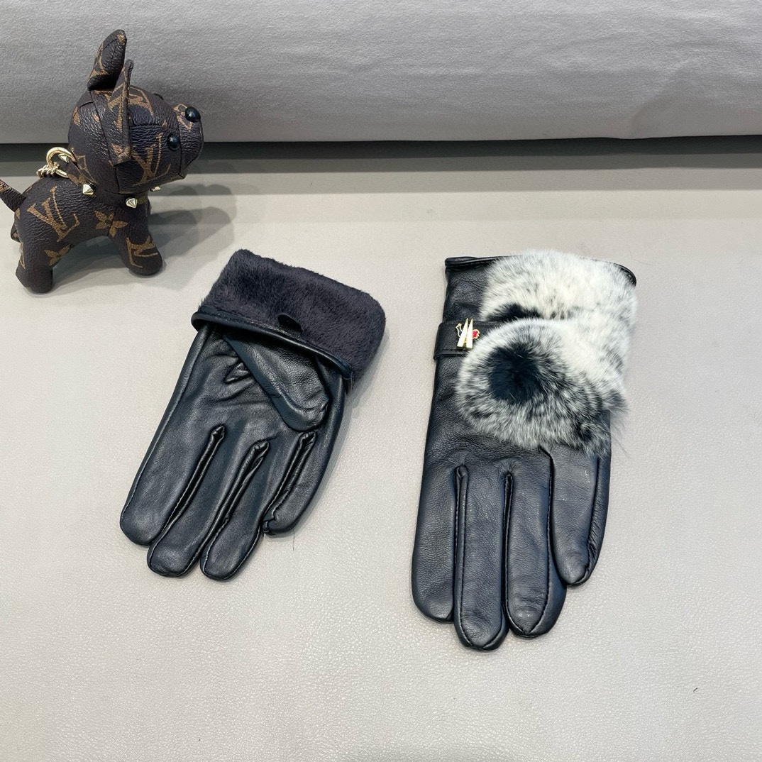 P300 MONCLER IS THE SOLE AUTHOR OF 2024 NEW, LONG-TERM, TOUCH-OF-THE-SCREEN FEMALE GLOVES - 图片 8