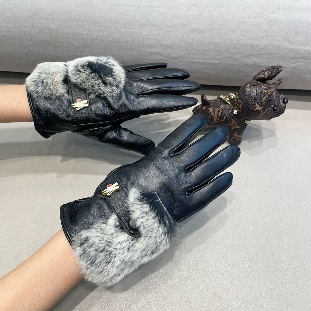 P300 MONCLER IS THE SOLE AUTHOR OF 2024 NEW, LONG-TERM, TOUCH-OF-THE-SCREEN FEMALE GLOVES - 图片 3