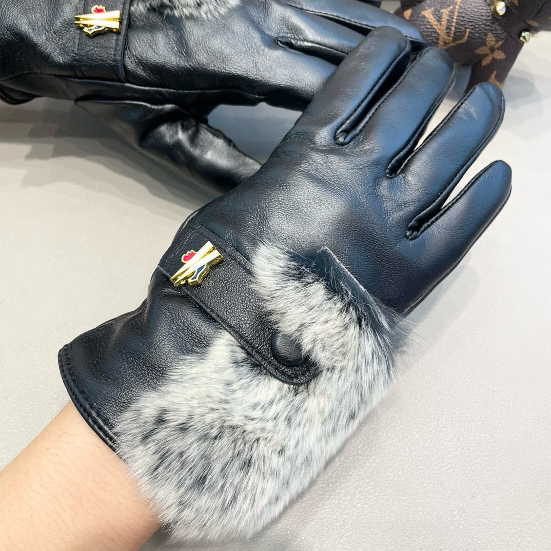 P300 MONCLER IS THE SOLE AUTHOR OF 2024 NEW, LONG-TERM, TOUCH-OF-THE-SCREEN FEMALE GLOVES - 图片 2