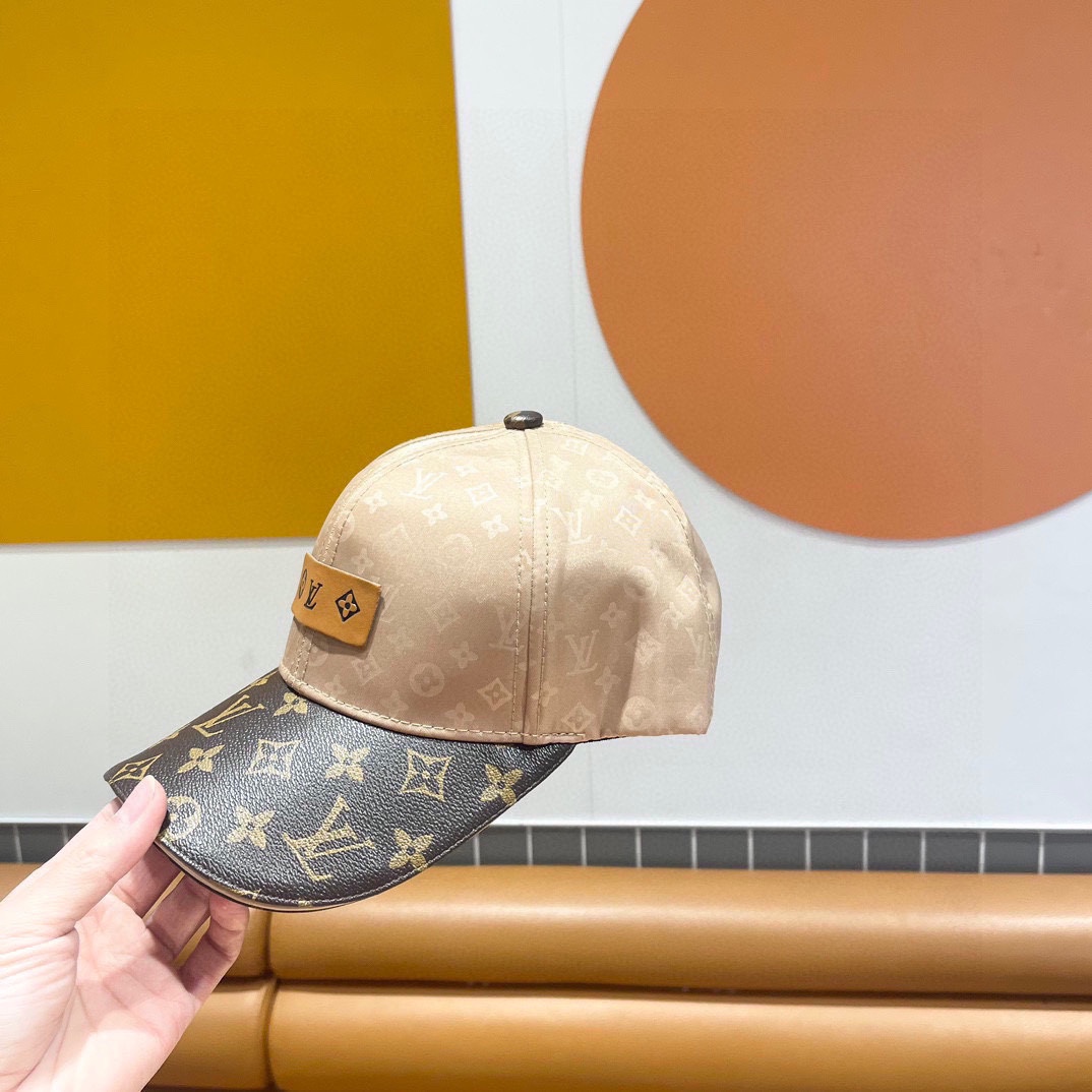 2026春夏新款LV新款鸭舌帽，高品质棒球帽，黑 咖两色，头围57cm左右