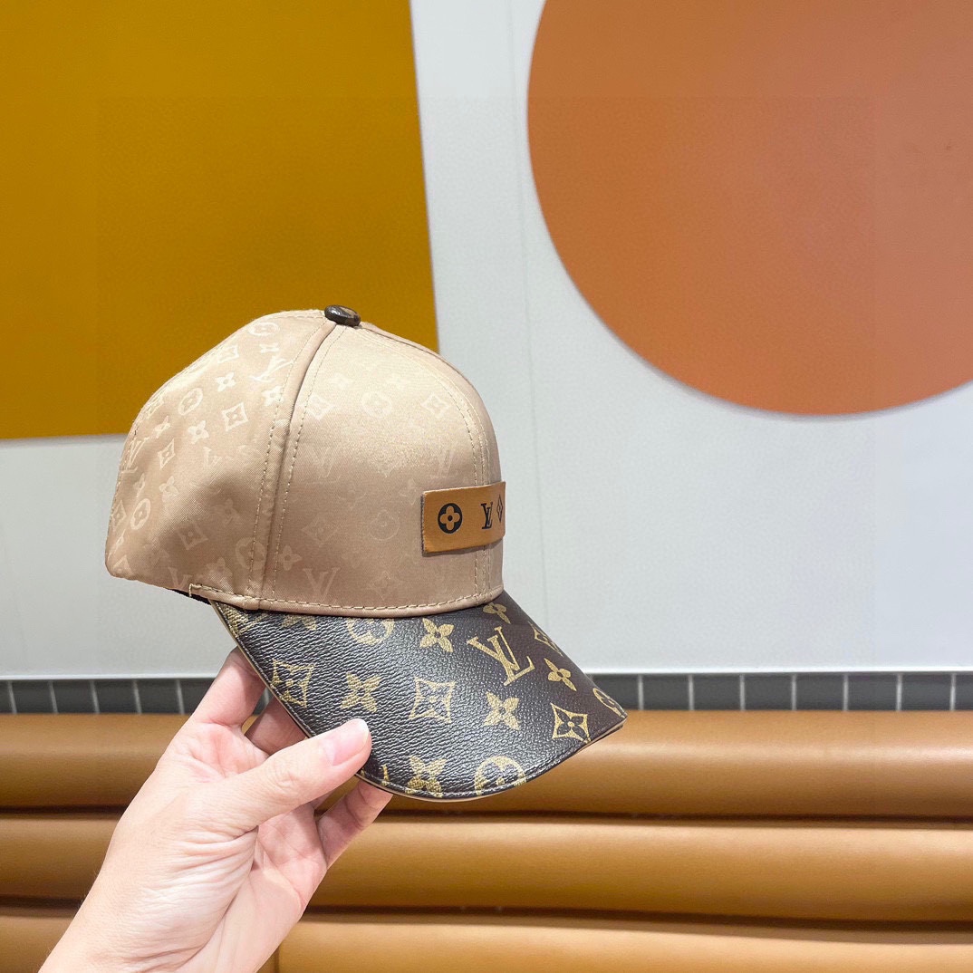 2026春夏新款LV新款鸭舌帽，高品质棒球帽，黑 咖两色，头围57cm左右