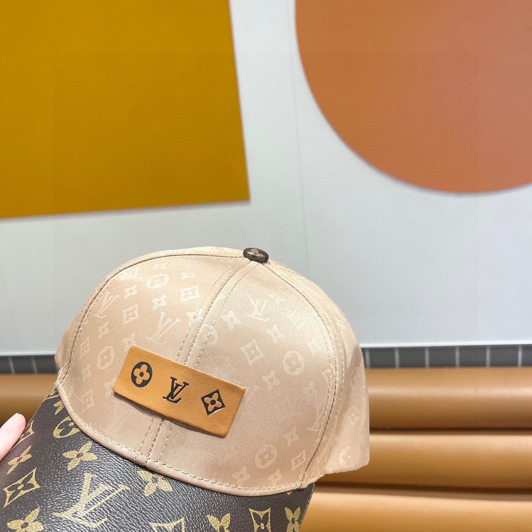 2026春夏新款LV新款鸭舌帽，高品质棒球帽，黑 咖两色，头围57cm左右