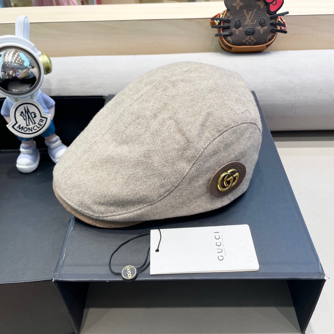 NO:363603,Gucci autumn and winter warm cashmere tweed slim forward hat women retro contrast color casual short cover beret internet celebrity hat straw hat fisherman hat baseball hat knit hat, hat, gucci, espadrilles, hatsGucci 秋冬保暖羊绒呢子显瘦前进帽子女复古撞色休闲短遮反戴贝雷帽网红帽子草帽渔夫帽棒球帽针织帽,帽子,gucci,espadrilles,hats,hat