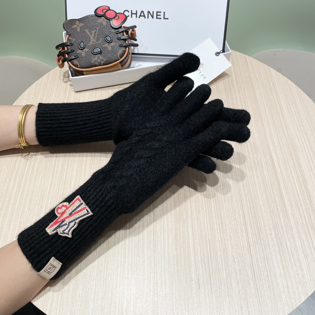 P213 Moncler’s retro-mixed plastered wool gloves - 图片 9