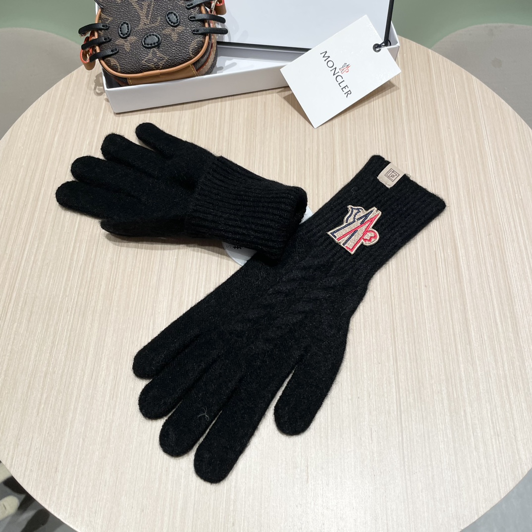 P213 Moncler’s retro-mixed plastered wool gloves - 图片 4