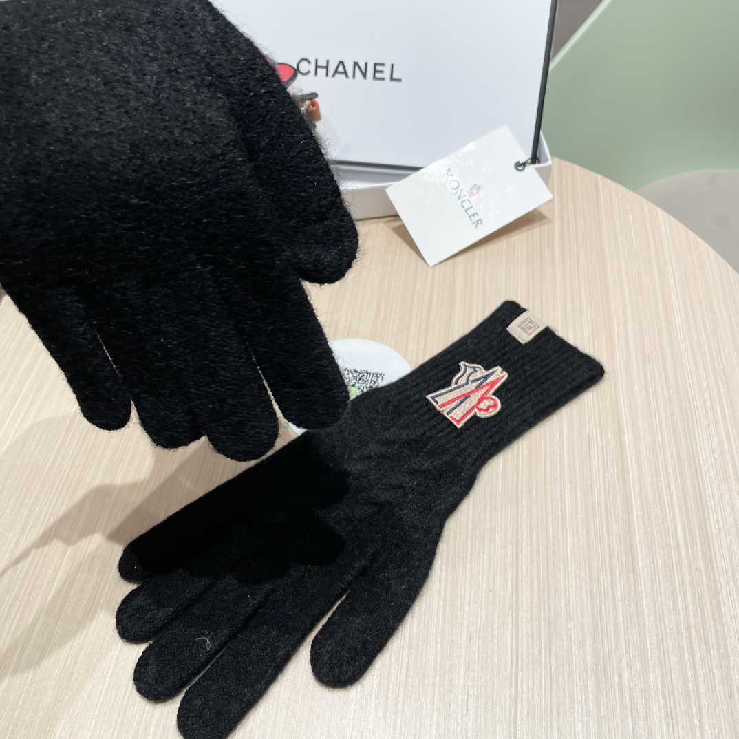 P213 Moncler’s retro-mixed plastered wool gloves - 图片 5
