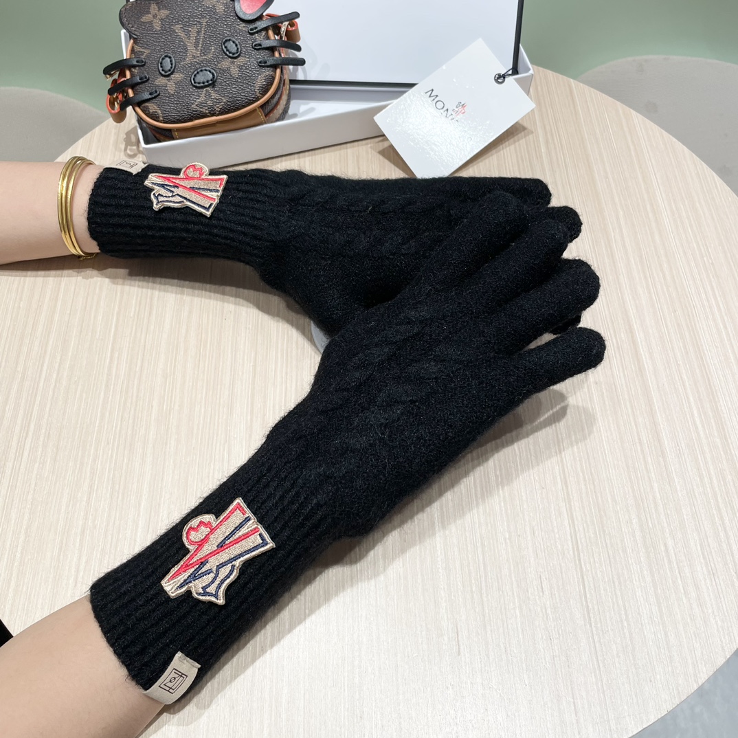 P213 Moncler’s retro-mixed plastered wool gloves - 图片 6