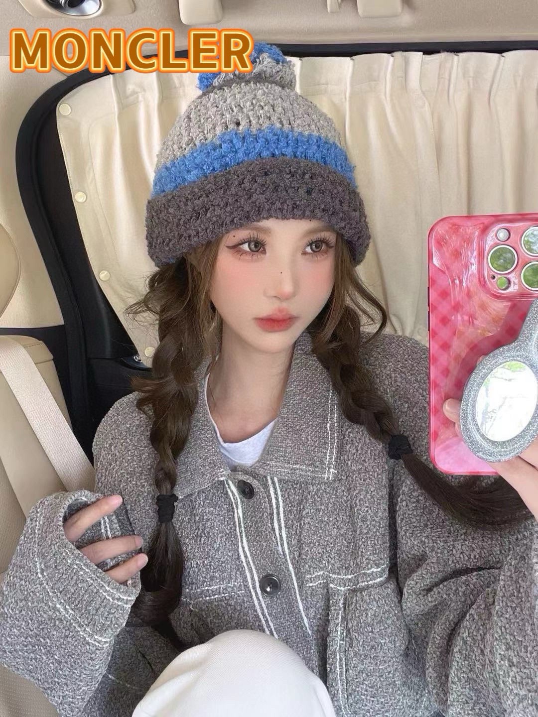 NO:216808,MONCLER cover-mouth new autumn and winter knitted hat fashionable and versatile face showing small wool hat ear protection hat warm handmade crochet cold hat girl hat fisherman hat baseball hat knit hat, hat, christian louboutin, Moncler, espadrilles, hats19860909MONCLER蒙口新款秋冬季针织帽时尚百搭显脸小毛线帽护耳帽保暖手工钩针冷帽女帽子渔夫帽棒球帽针织帽,帽子,christian louboutin,Moncler,espadrilles,hats,hat