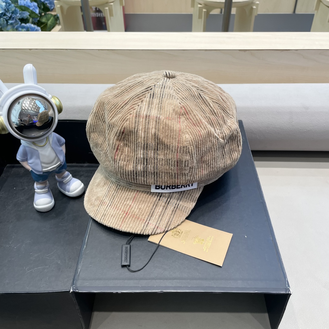 NO:216862,Burberry Burberry autumn and winter retro corduroy octagonal hat men and women British style shopping versatile face showing small warm beret newspaper hat fisherman hat baseball hat knit hat, hat, burberry, burberry, espadrilles, hats19860909巴宝莉Burberry秋冬复古灯芯绒八角帽男女英伦风逛街百搭显脸小保暖贝雷帽报童帽帽子渔夫帽棒球帽针织帽,帽子,burberry,burberry,espadrilles,hats,hat