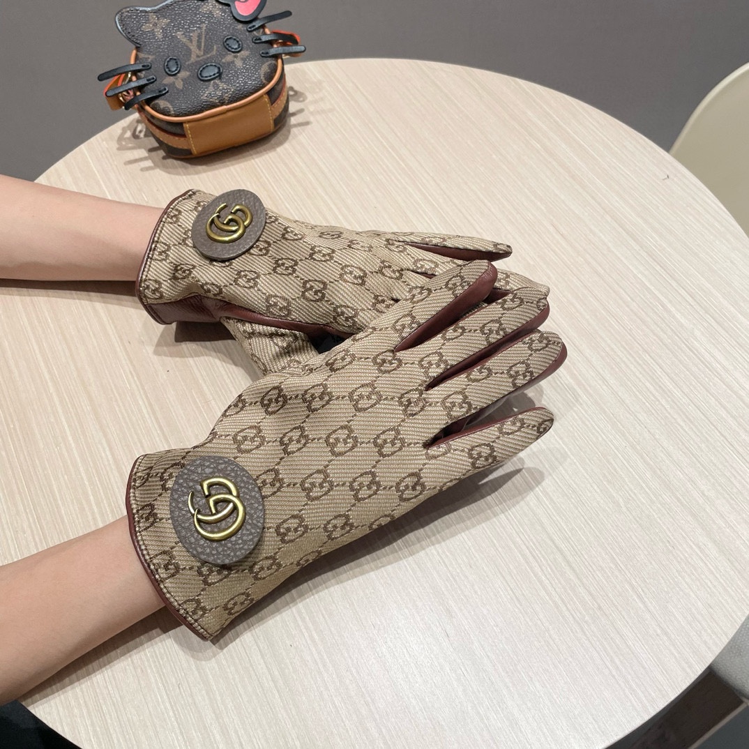 Warm and Stylish Women’s Sheepskin Gloves for Autumn and Winter Comfort - 图片 1