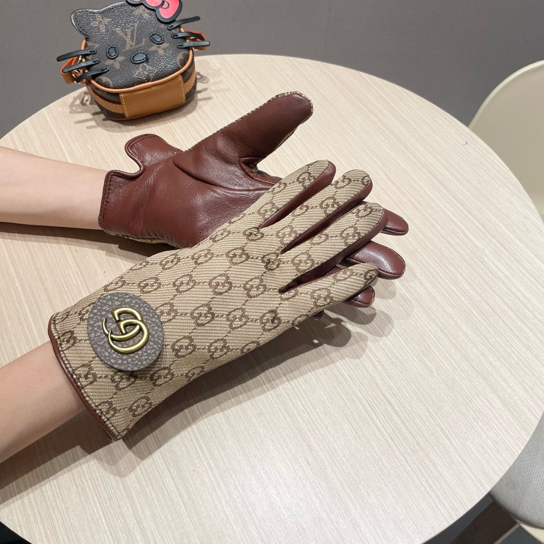 Warm and Stylish Women’s Sheepskin Gloves for Autumn and Winter Comfort - 图片 4