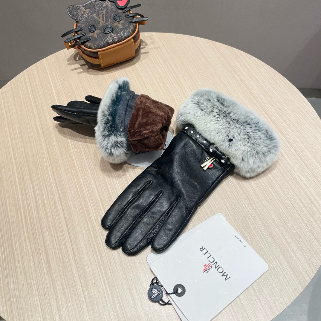 Fashionable Female Rabbit-Weasel Gloves for Autumn and Winter, Warm and Cozy (Code: L, XXL) - 图片 7