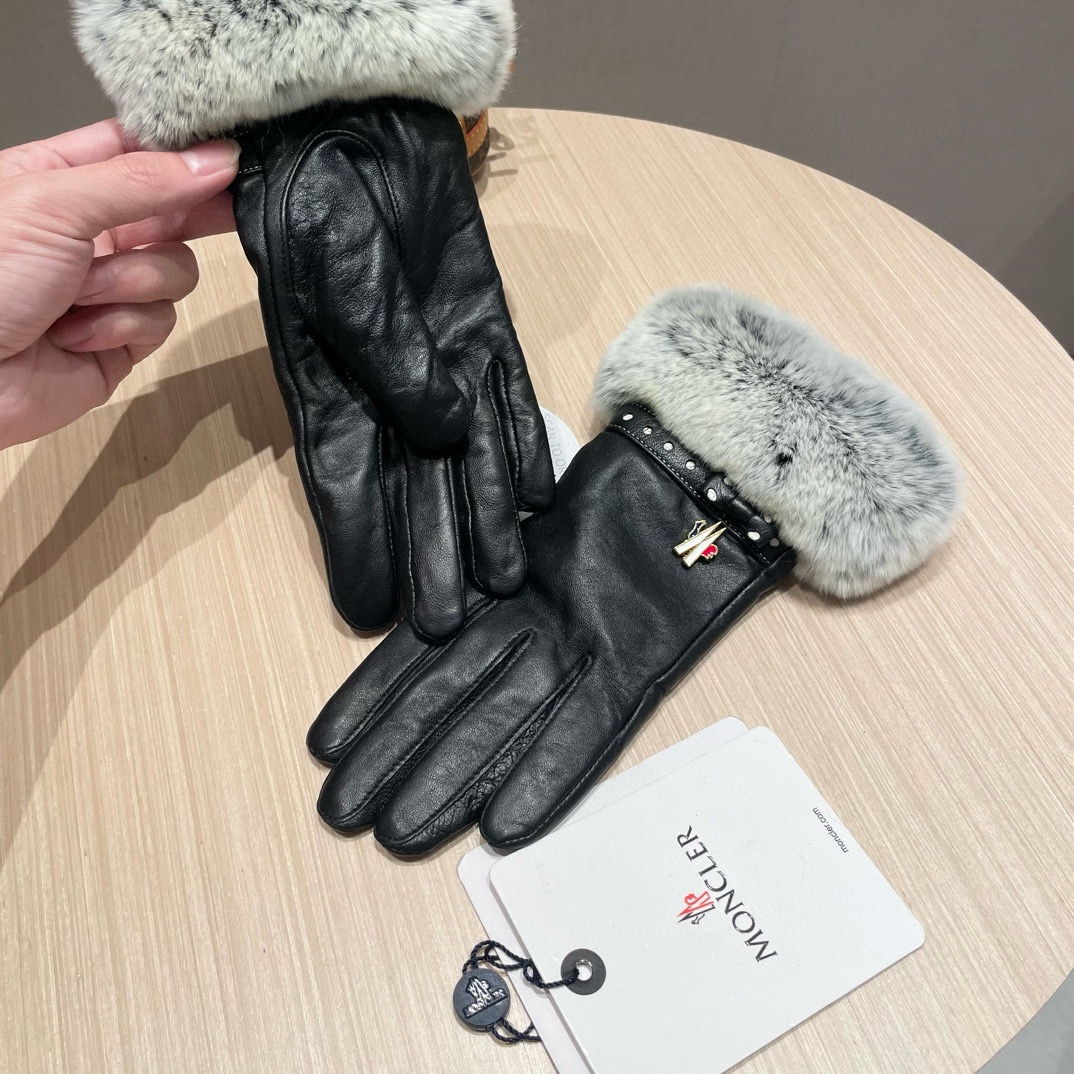 Fashionable Female Rabbit-Weasel Gloves for Autumn and Winter, Warm and Cozy (Code: L, XXL) - 图片 8