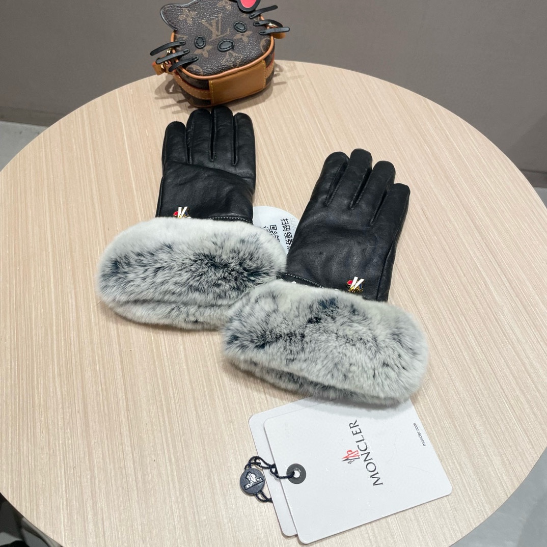 Fashionable Female Rabbit-Weasel Gloves for Autumn and Winter, Warm and Cozy (Code: L, XXL) - 图片 9