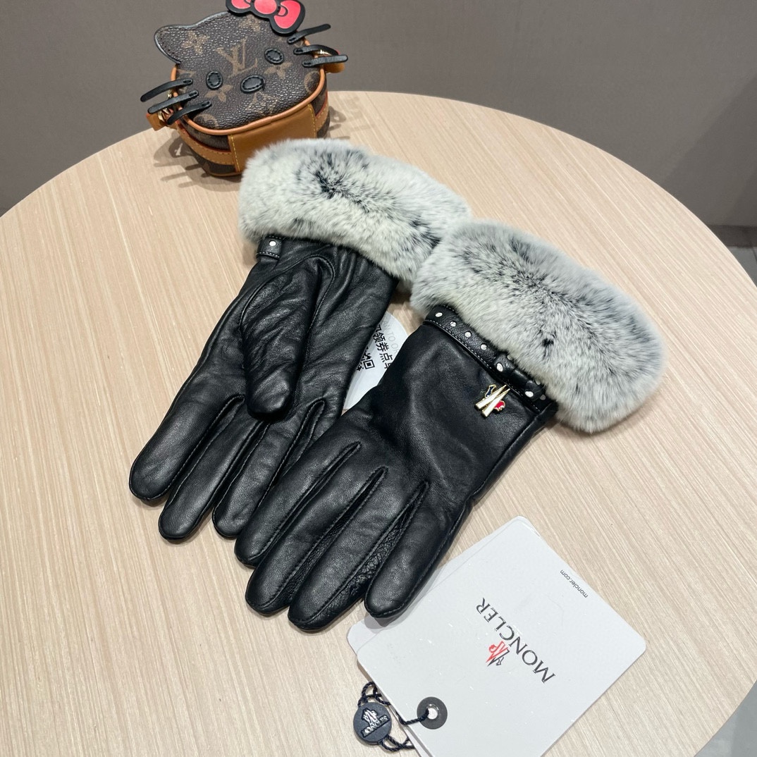 Fashionable Female Rabbit-Weasel Gloves for Autumn and Winter, Warm and Cozy (Code: L, XXL) - 图片 6