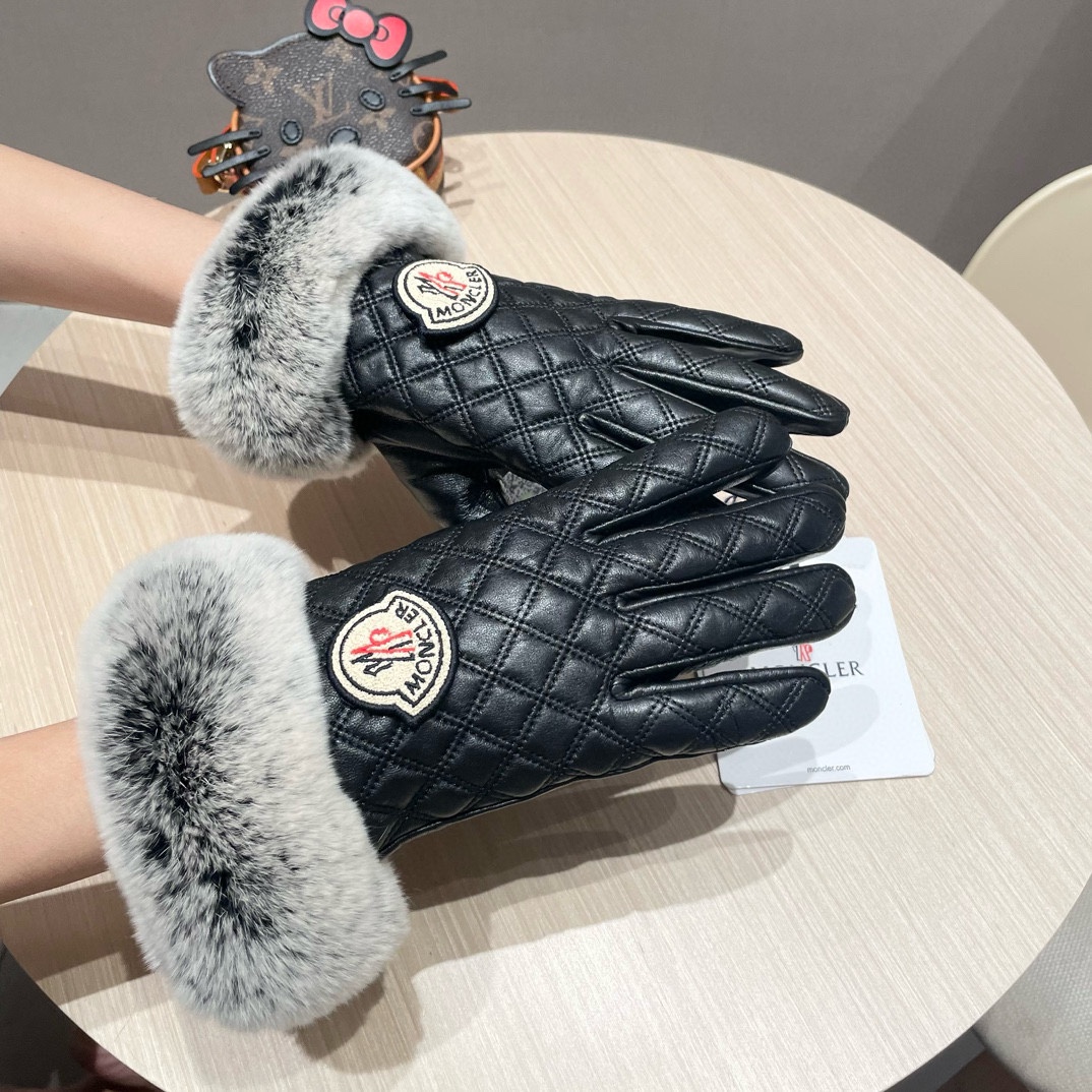 Fashionable and Warm Rabbit-Weasel Gloves for Autumn and Winter Comfort - 图片 3