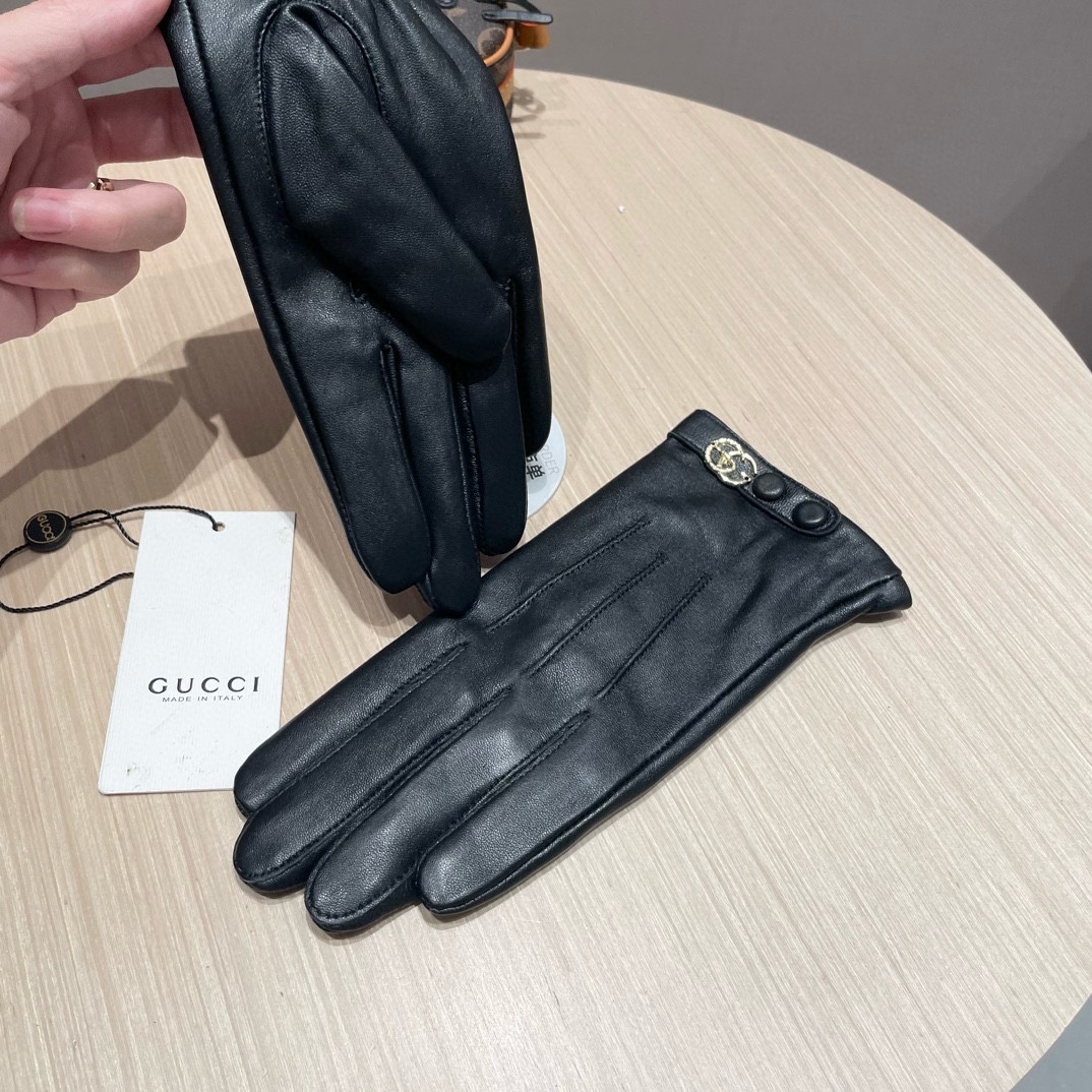 Stylish Gucci Women’s Shearling Gloves: Warm, Fashionable, and Cozy for Autumn/Winter - 图片 9