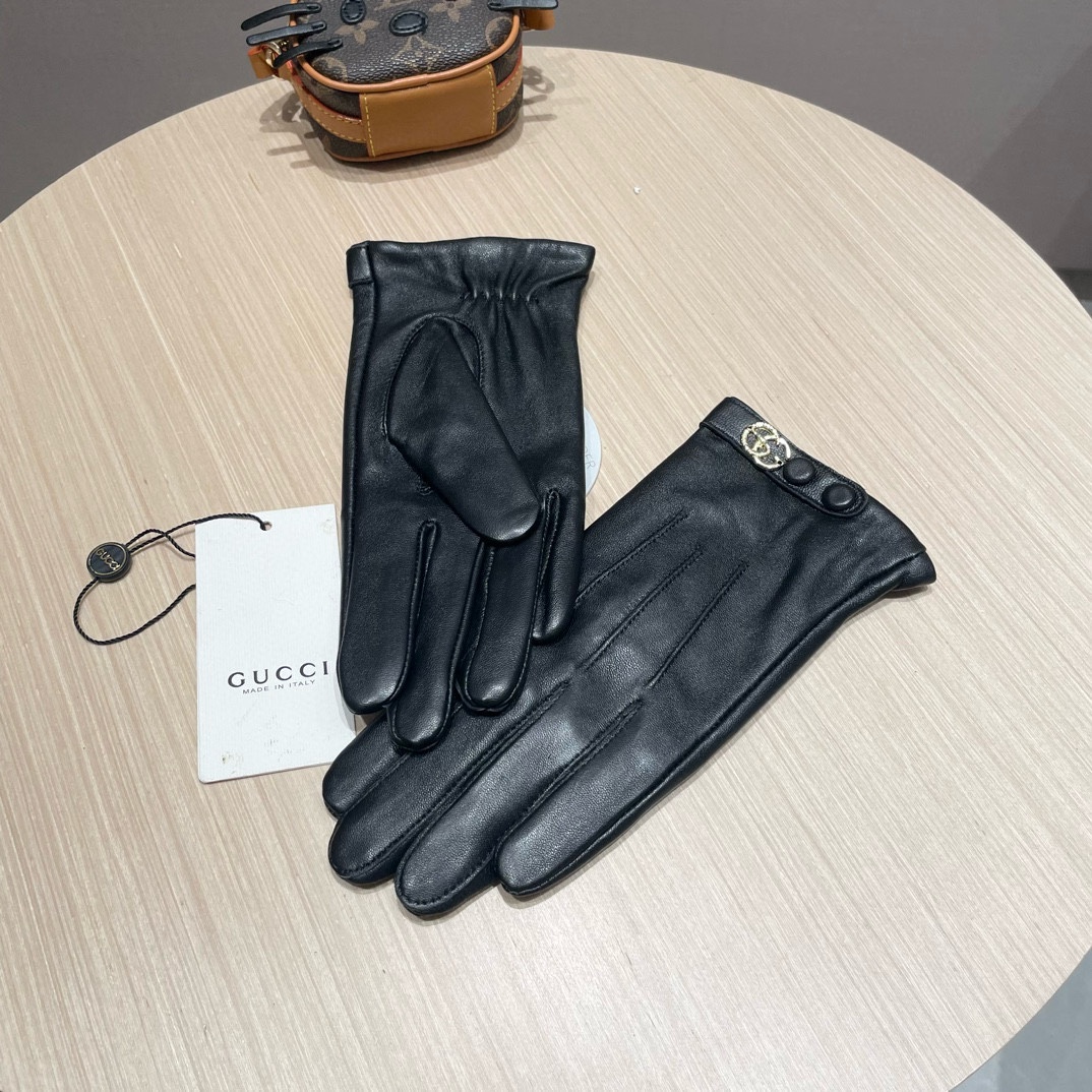 Stylish Gucci Women’s Shearling Gloves: Warm, Fashionable, and Cozy for Autumn/Winter - 图片 7