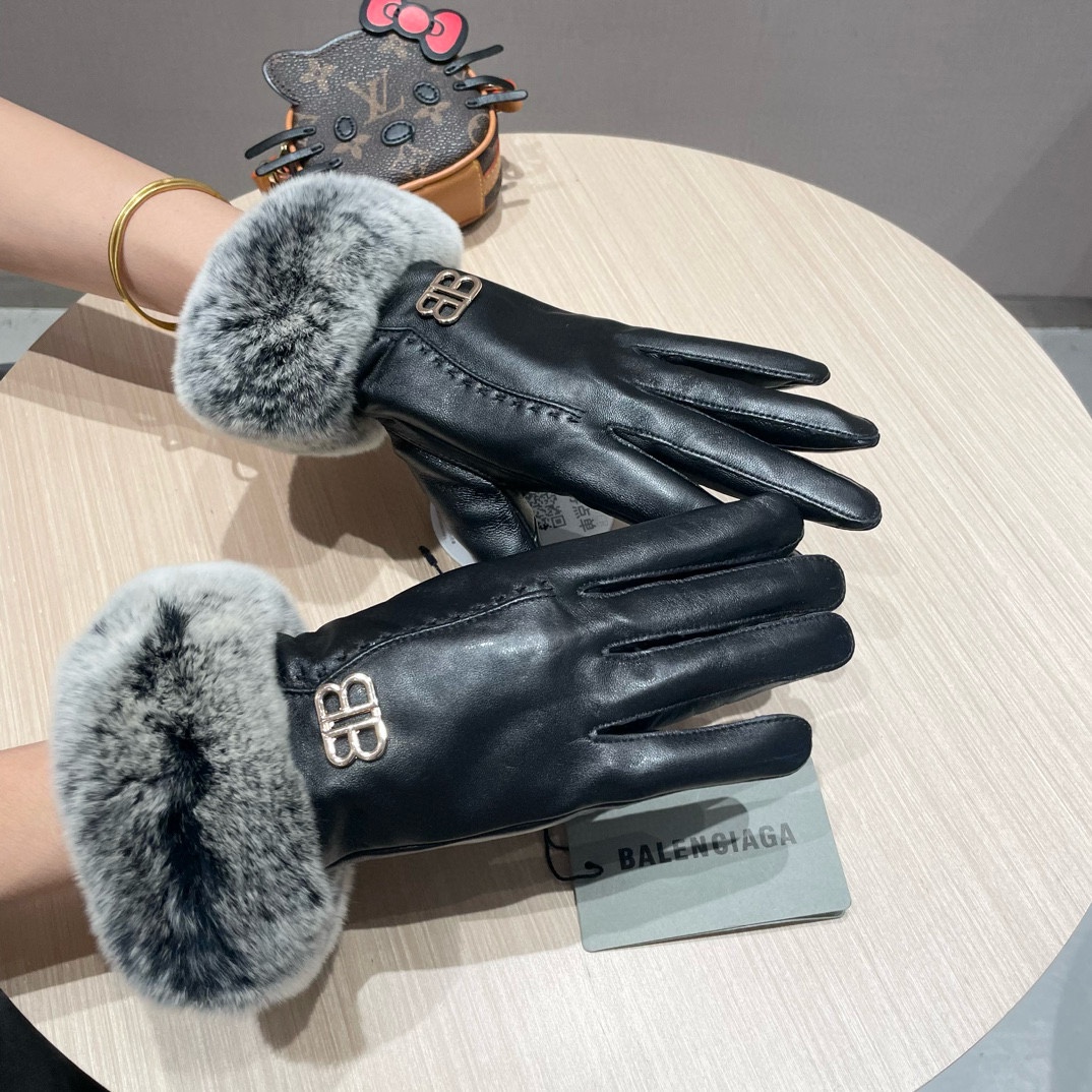 Parisian New Hare Lady Gloves: High-Quality Wool, Super Thin Cortex, Comfortable Fit - 图片 3
