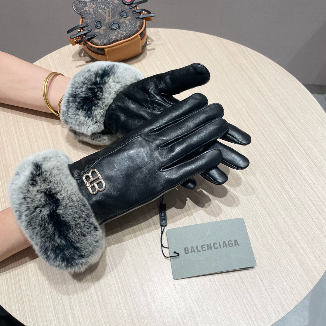 Parisian New Hare Lady Gloves: High-Quality Wool, Super Thin Cortex, Comfortable Fit - 图片 4