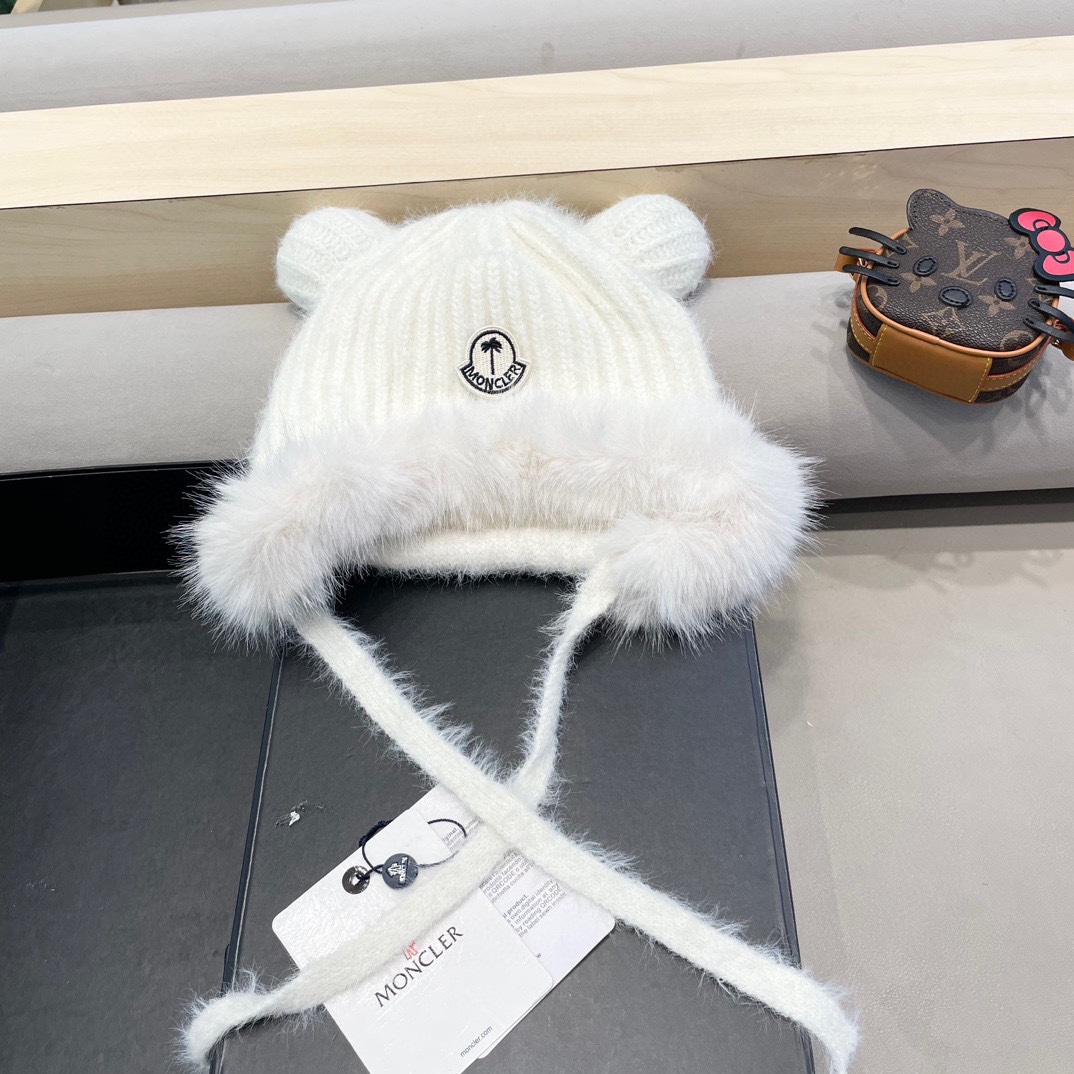 NO:217143,Moncler bear ear plush hat women autumn and winter Korean style cute thickened warmth Lei Feng hat big head cold hat fisherman hat baseball hat knit hat, hat, christian louboutin, Moncler, espadrilles, hats19860909蒙口Moncler小熊耳朵毛绒帽子女秋冬韩版可爱加厚保暖雷锋帽大头围防寒帽帽子渔夫帽棒球帽针织帽,帽子,christian louboutin,Moncler,espadrilles,hats,hat