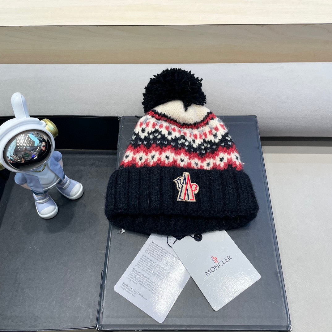 NO:217138,Moncler blogger same style fairy island Christmas wool hat women winter warm cute wool ball ear protection hat cold hat trendy hat fisherman hat baseball hat knit hat, hat, christian louboutin, espadrilles, hats19860909moncler博主同款费尔岛圣诞毛线帽子女冬季保暖可爱毛球护耳帽冷帽潮帽子渔夫帽棒球帽针织帽,帽子,christian louboutin,espadrilles,hats,hat