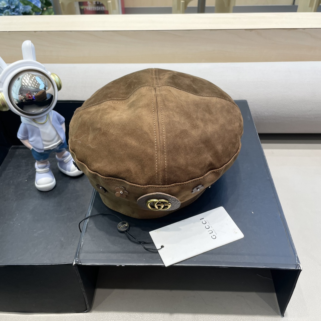 NO:217171,Gucci woolen beret women autumn and winter Korean ins style fashion versatile British flat top retro flower hat hat fisherman hat baseball hat knit hat, hat, gucci, espadrilles, hats19860909gucci毛呢贝雷帽女秋冬季韩系ins风时尚百搭英伦平顶复古花朵帽子帽子渔夫帽棒球帽针织帽,帽子,gucci,espadrilles,hats,hat