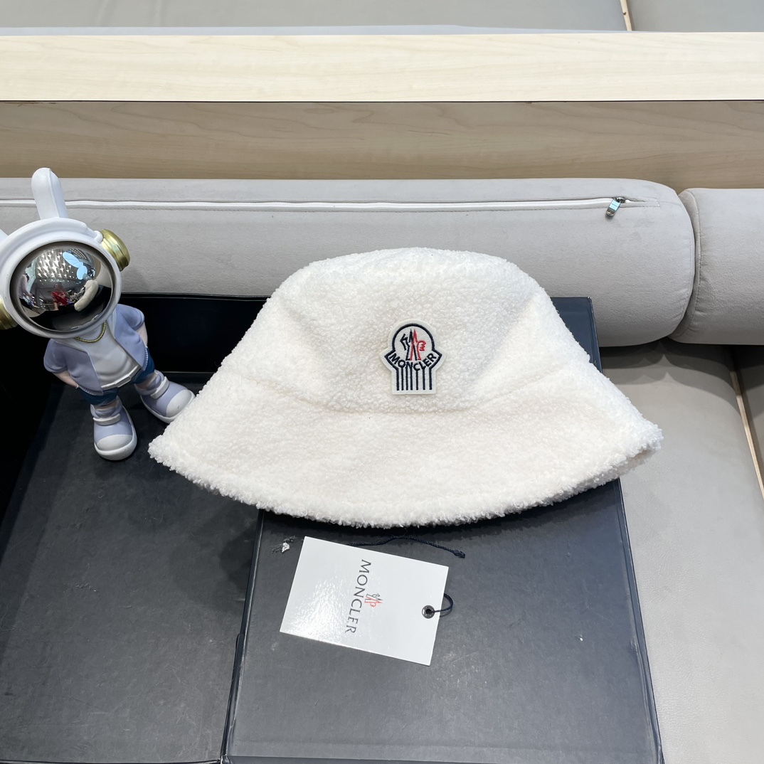NO:217218,Moncler hat for women autumn and winter Korean version of lamb wool fisherman hat showing face retro versatile warm Japanese basin hat big brim fishing hat fisherman hat baseball hat knit hat, hat, christian louboutin, espadrilles, hats19860909moncler帽子女秋冬韩版羊羔毛渔夫帽显脸复古百搭保暖日系盆帽大檐钓鱼帽帽子渔夫帽棒球帽针织帽,帽子,christian louboutin,espadrilles,hats,hat