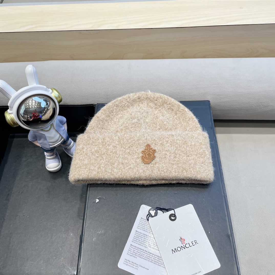 NO:217227,Moncler autumn and winter wool blend knitted hat women's big head circumference versatile double layer warmth thick one hat two wearing pile hat fisherman hat baseball hat knit hat, hat, christian louboutin, espadrilles, hats19860909moncler秋冬款羊毛混纺针织帽子女大头围百搭双层保暖加厚一帽两戴堆堆帽帽子渔夫帽棒球帽针织帽,帽子,christian louboutin,espadrilles,hats,hat