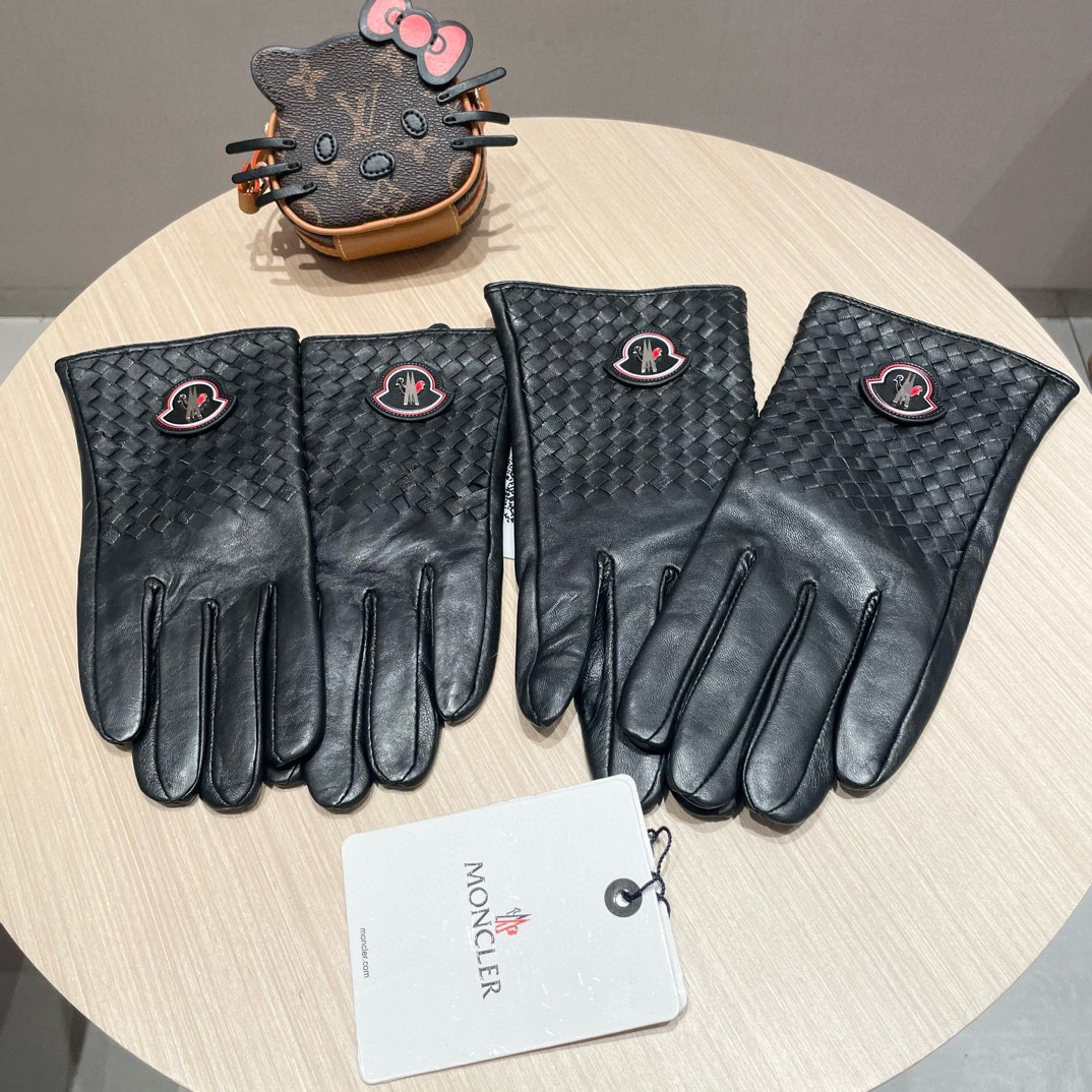 Moncler Launches 2024 Love Gloves Collection with High-Quality Lamb-Skin, Sizes M-L. - 图片 1